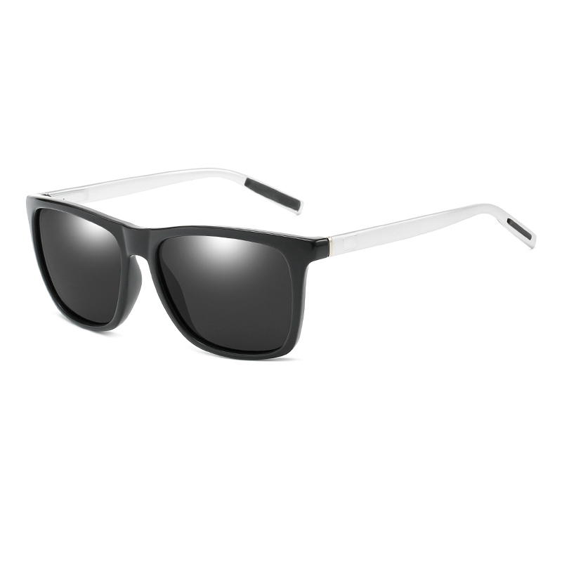 Square Polarized Sunglasses for Men UV400 Goggle Brand Designer Sun Glasses Polaroid Outdoor Driving Mirror Shades