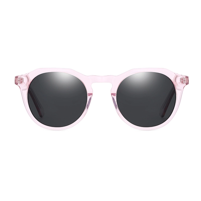 Acetate Small Round Ultralight Polarized Sunglasses For Women's Retro Anti-Glare UV400 Sun Glasses Gafas De Sol