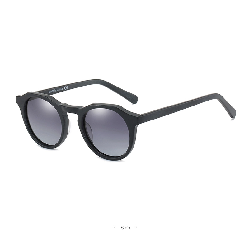 Acetate Small Round Ultralight Polarized Sunglasses For Women's Retro Anti-Glare UV400 Sun Glasses Gafas De Sol