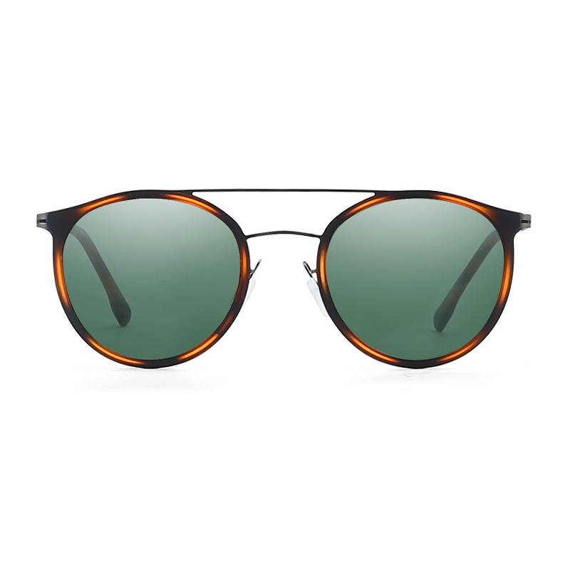 Alloy Polarized Sunglasses For Women Round Light Fashion UV400 Sun Glasses Men Brand Design Polaroid Eyewear 2020 New