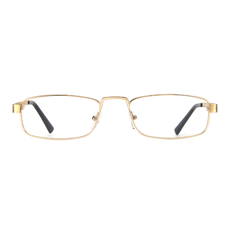 Retro Small Rectangle Glasses Men Gold Metal Frame Female Optical Myopia Eyewear Ultralight Clear Lens Eyeglasses