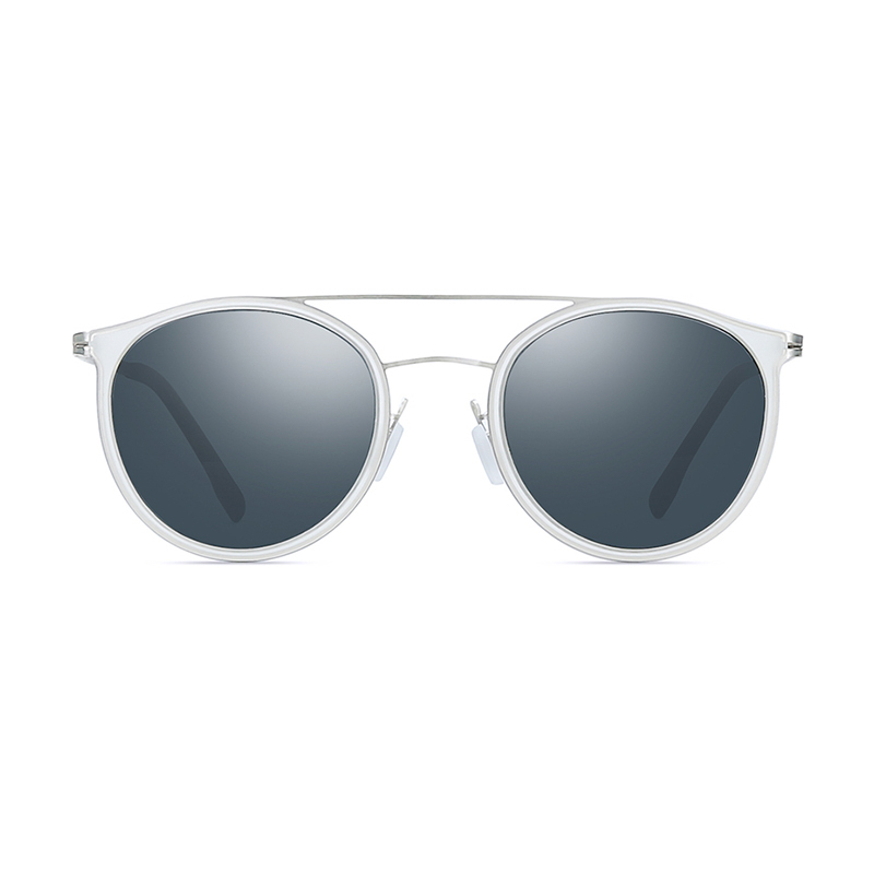 Alloy Polarized Sunglasses For Women Round Light Fashion UV400 Sun Glasses Men Brand Design Polaroid Eyewear 2020 New