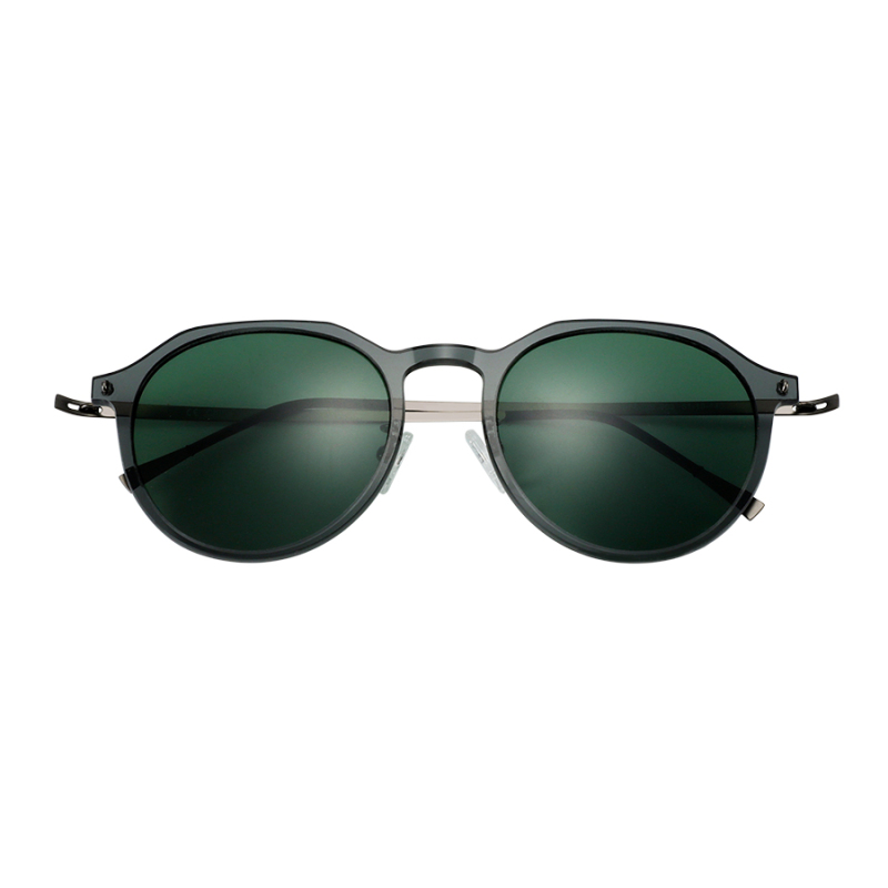 Titanium Vintage Polarized Sunglasses for Men Retro Brand Design Round UV400 Sun glasses Driving Shades Oculos De Sol