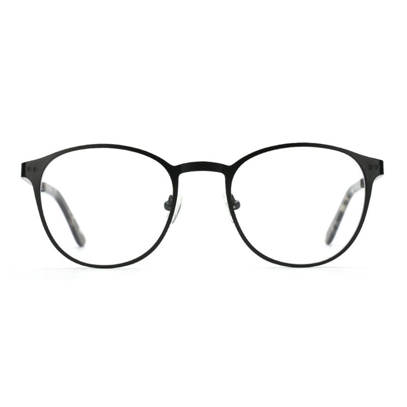 Stainless Steel Glasses Eyeglasses Frame For Women Retro Anti Blue Light Computer Glasses Fashion Designer Eyewear