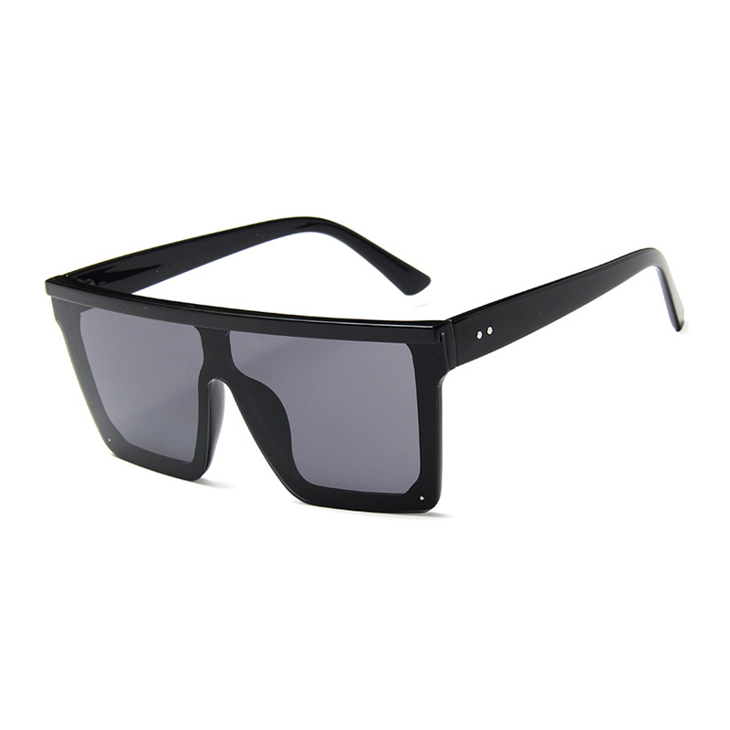 Fashion Siamese UV Sunglasses Men Women Square Big Frame Sun Glasses European American Retro Gradient Eyeglasses Gafas de sol