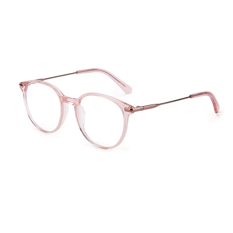 Acetate Round Glasses Frame Women Fashion Prescription Eyeglasses Vintage Transparent Optical Myopia Eye Glasses Frames