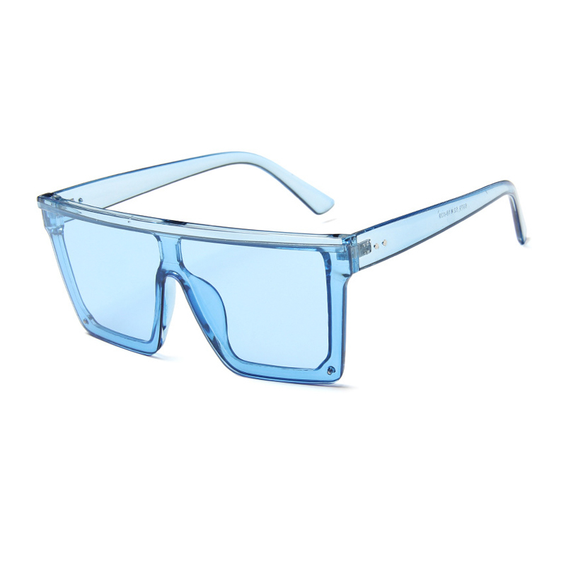 Fashion Siamese UV Sunglasses Men Women Square Big Frame Sun Glasses European American Retro Gradient Eyeglasses Gafas de sol