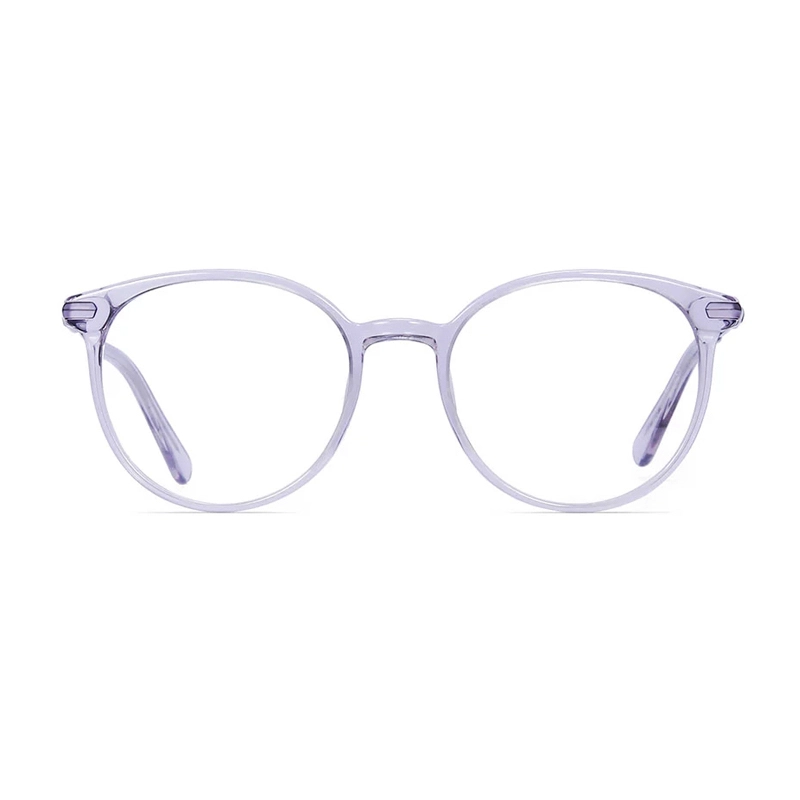 Acetate Round Glasses Frame Women Fashion Prescription Eyeglasses Vintage Transparent Optical Myopia Eye Glasses Frames