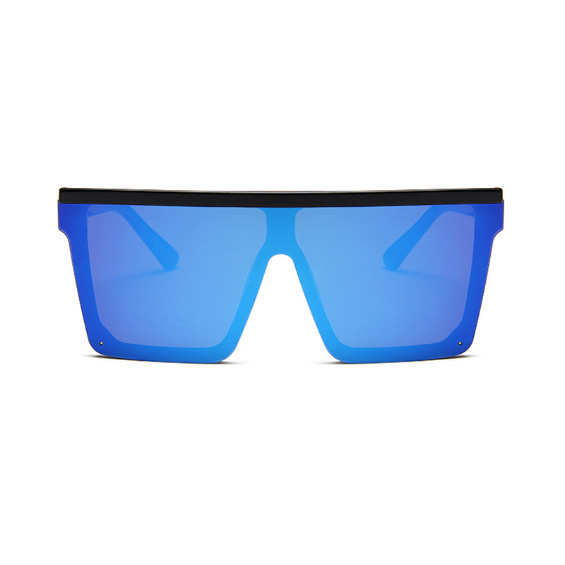 Fashion Siamese UV Sunglasses Men Women Square Big Frame Sun Glasses European American Retro Gradient Eyeglasses Gafas de sol