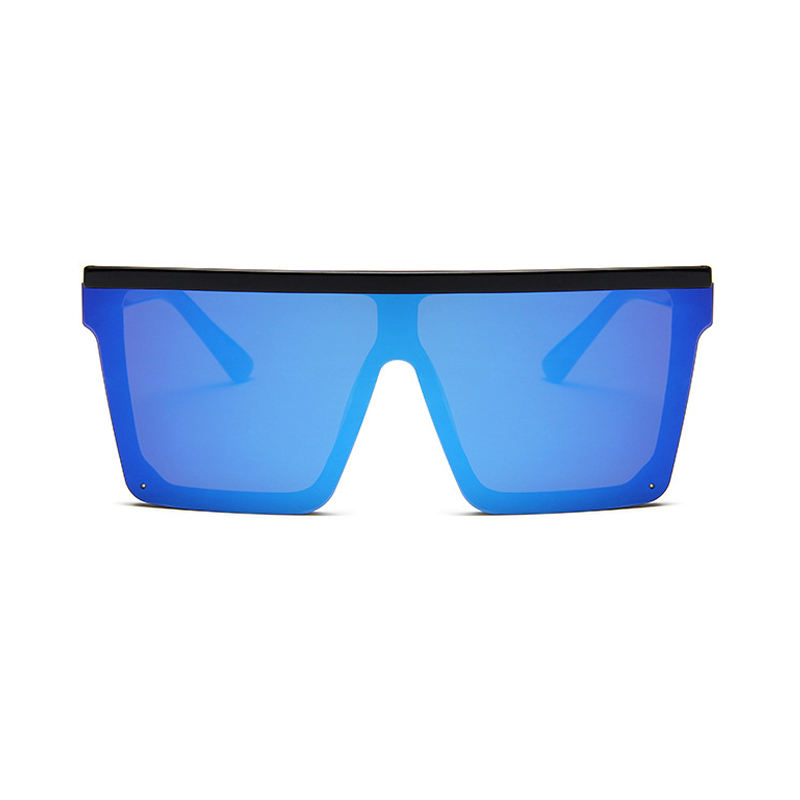 Fashion Siamese UV Sunglasses Men Women Square Big Frame Sun Glasses European American Retro Gradient Eyeglasses Gafas de sol