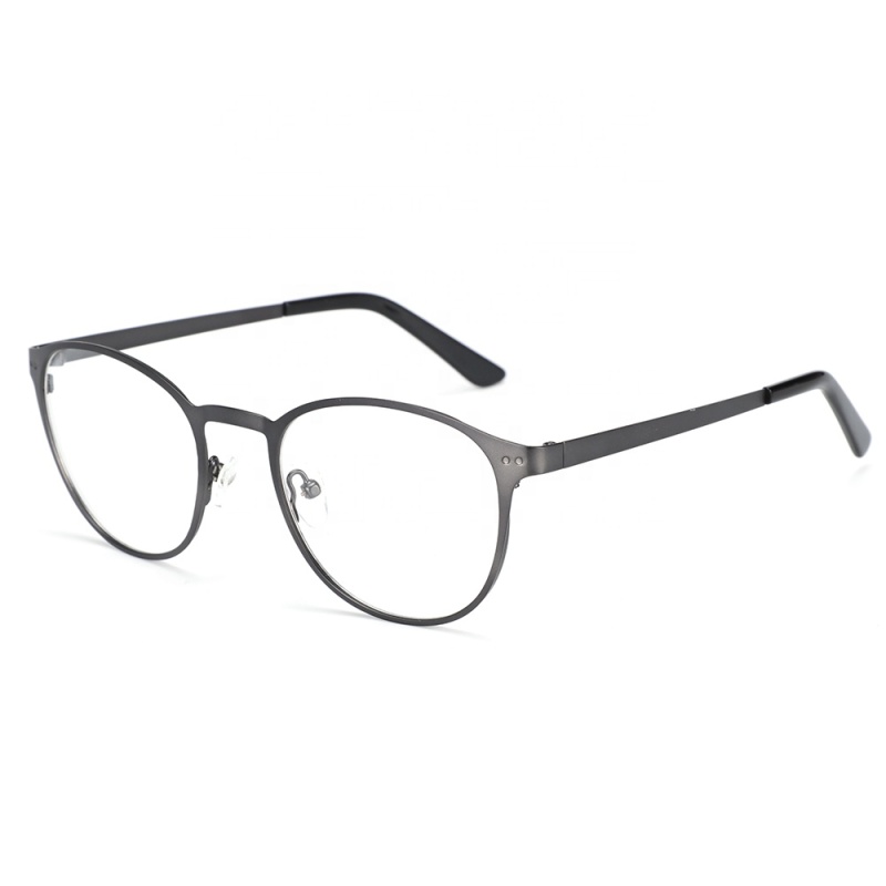 Stainless Steel Glasses Eyeglasses Frame For Women Retro Anti Blue Light Computer Glasses Fashion Designer Eyewear