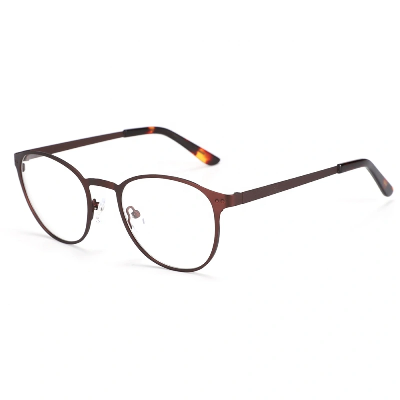 Stainless Steel Glasses Eyeglasses Frame For Women Retro Anti Blue Light Computer Glasses Fashion Designer Eyewear