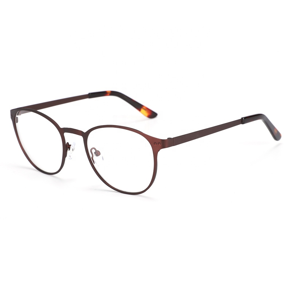 Stainless Steel Glasses Eyeglasses Frame For Women Retro Anti Blue Light Computer Glasses Fashion Designer Eyewear