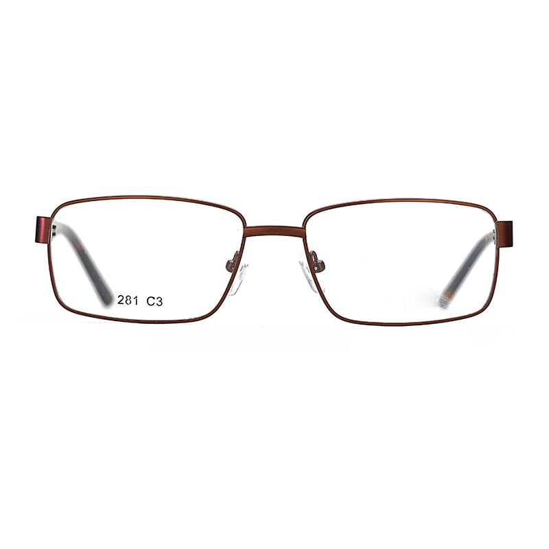 Metal Square Eyeglasses Small Optical Frame Male Ultralight Myopia Prescription Frame Clear Lens Rectangular Glasses