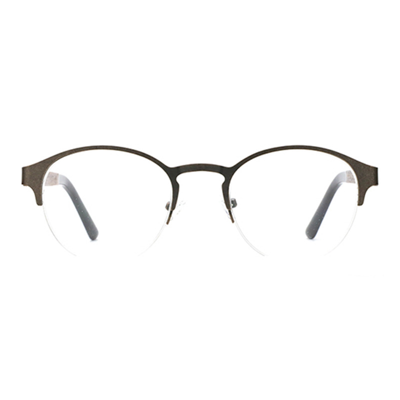 2020 Fashion Trending Oval Glasses Frame Men/Women Anti Blue Light Myopia Prescription Half Frame Optical Eyeglasses