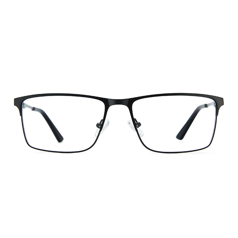 Square Titanium Alloy Prescription Glasses Men Anti-Blue-Ray Photochromic Optical Eyeglasses Hyperopia Myopia Eyewear