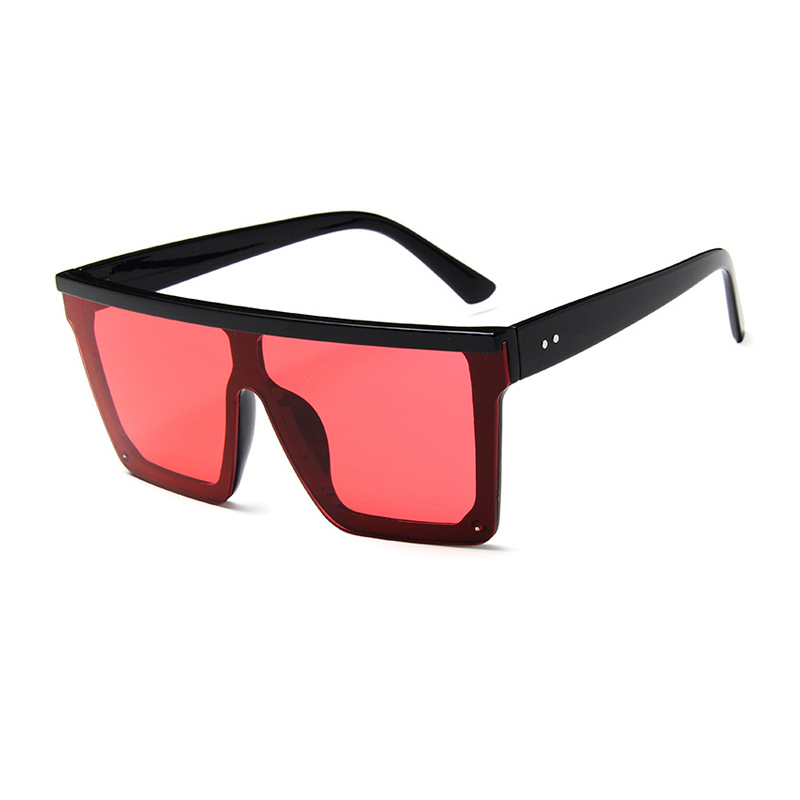 Fashion Siamese UV Sunglasses Men Women Square Big Frame Sun Glasses European American Retro Gradient Eyeglasses Gafas de sol