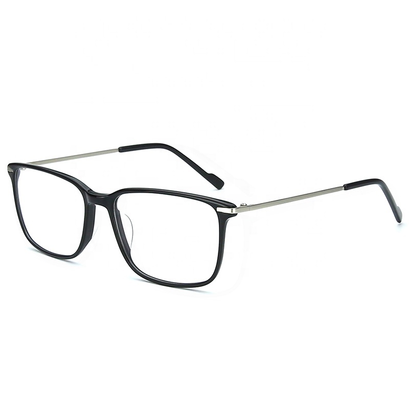 Vintage Acetate Glasses Frames For Women Men Oversize Square Myopia Optical Spectacles Eyewear Prescription Eyeglasses