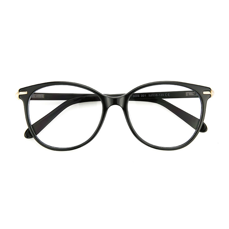 Retro Acetate Prescription Glasses Customize Optical Eyeglasses Fashion Spectacles For Women Myopia Clear Resin Lenses