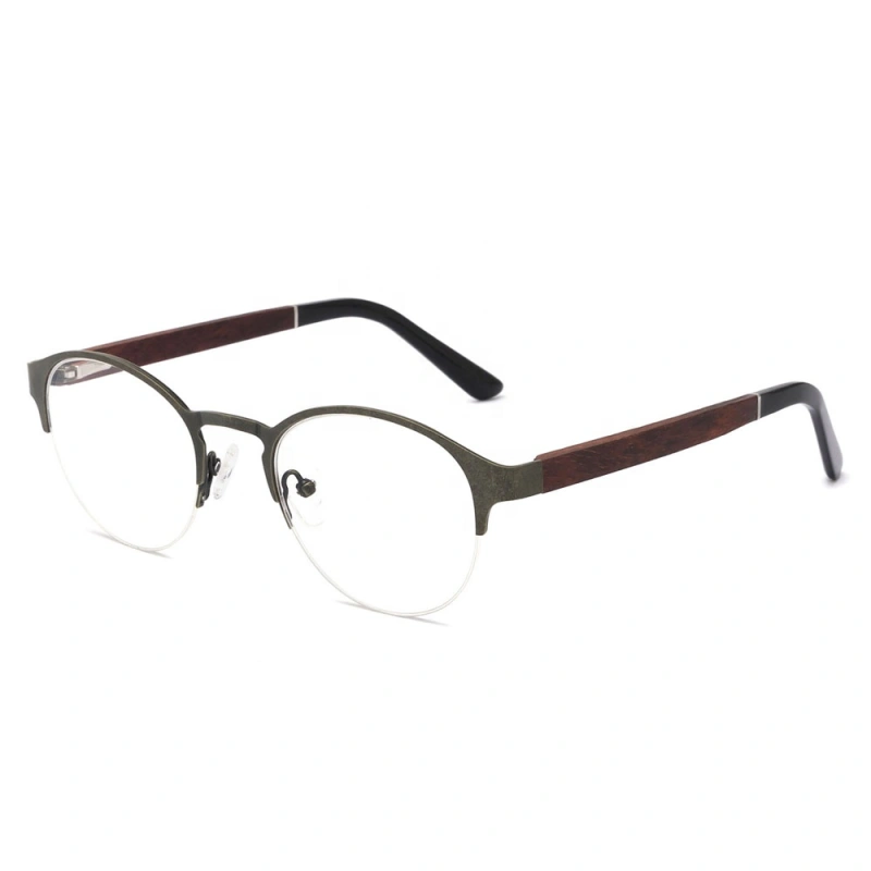 2020 Fashion Trending Oval Glasses Frame Men/Women Anti Blue Light Myopia Prescription Half Frame Optical Eyeglasses