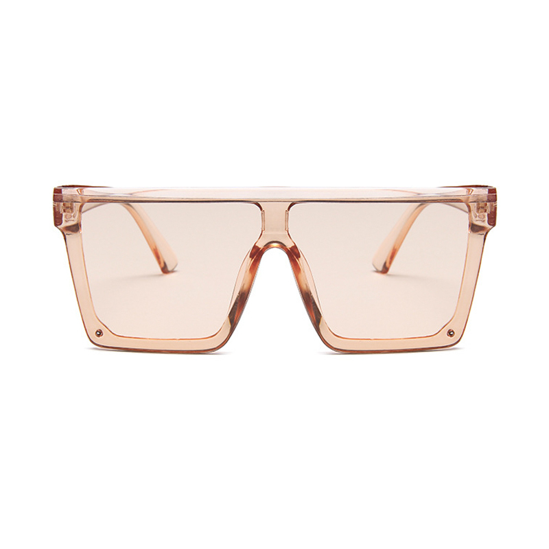 Fashion Siamese UV Sunglasses Men Women Square Big Frame Sun Glasses European American Retro Gradient Eyeglasses Gafas de sol