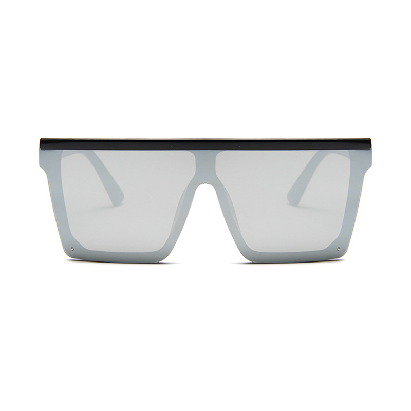 Fashion Siamese UV Sunglasses Men Women Square Big Frame Sun Glasses European American Retro Gradient Eyeglasses Gafas de sol