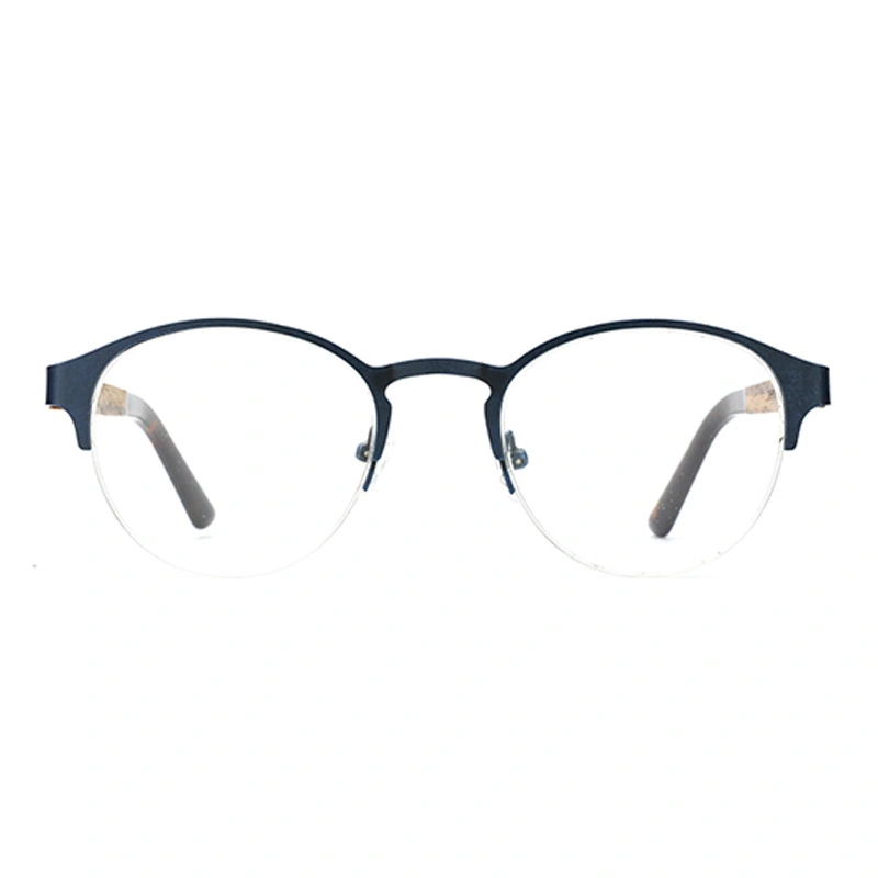 2020 Fashion Trending Oval Glasses Frame Men/Women Anti Blue Light Myopia Prescription Half Frame Optical Eyeglasses