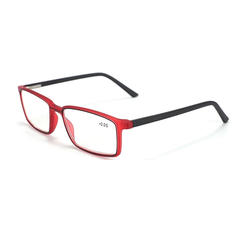 Anti Blue Light Blocking Reading Glasses For Men Women Square Full Frame Frame Antireflective Coated Non Spherical Lens