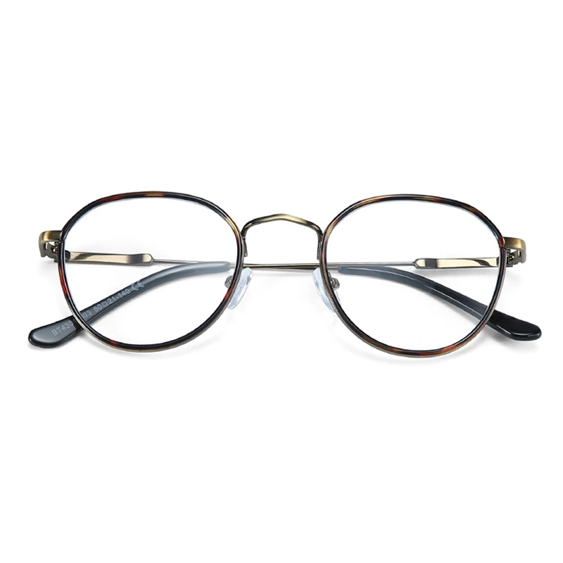 Retro Windsor rim Round Prescription Glasses For Women Anti-Blue-Ray Optical Myopia Hyperopia Photochromic Eyewear