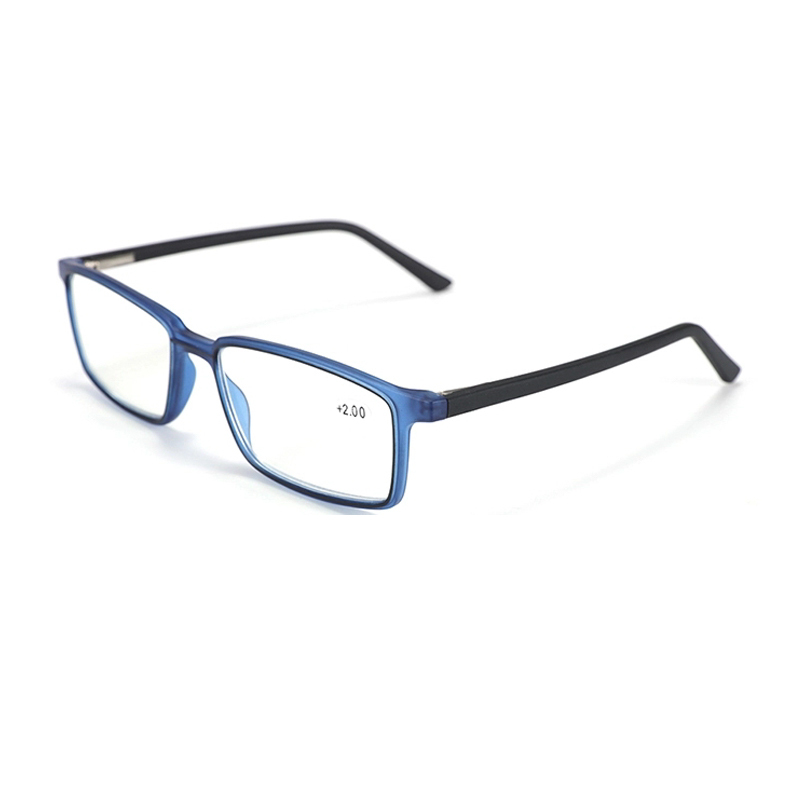 Anti Blue Light Blocking Reading Glasses For Men Women Square Full Frame Frame Antireflective Coated Non Spherical Lens