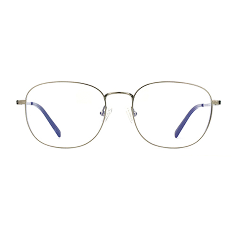 Low MOQ Italy Designer Round Vintage Shape Gold Titanium Optical Frame Glasses Eyeglasses