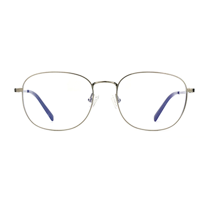 Low MOQ Italy Designer Round Vintage Shape Gold Titanium Optical Frame Glasses Eyeglasses