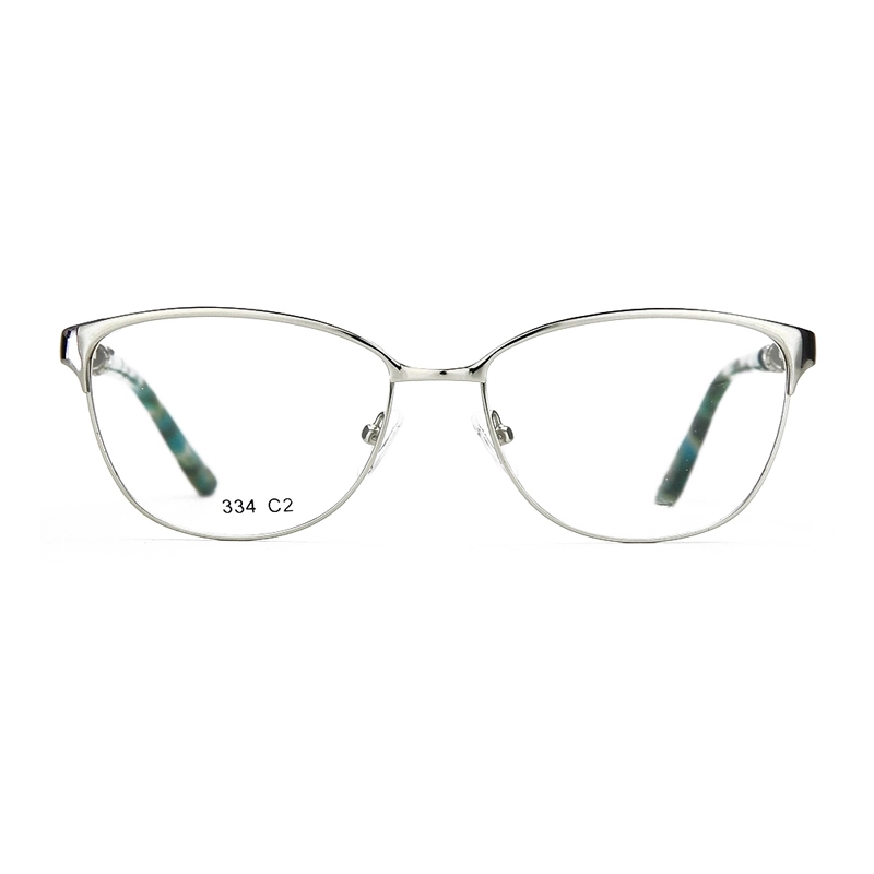Alloy Cat Eye Glasses Frames Ultra-light Full Frame Brand Designer Optical Myopia Eyewear Prescription Eyeglasses