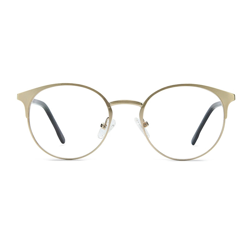 Alloy Round Prescription Glasses Women Optical Myopia Eyeglasses Retro Hyperopia Photochromic Anti-Blue-Ray Eyewear New