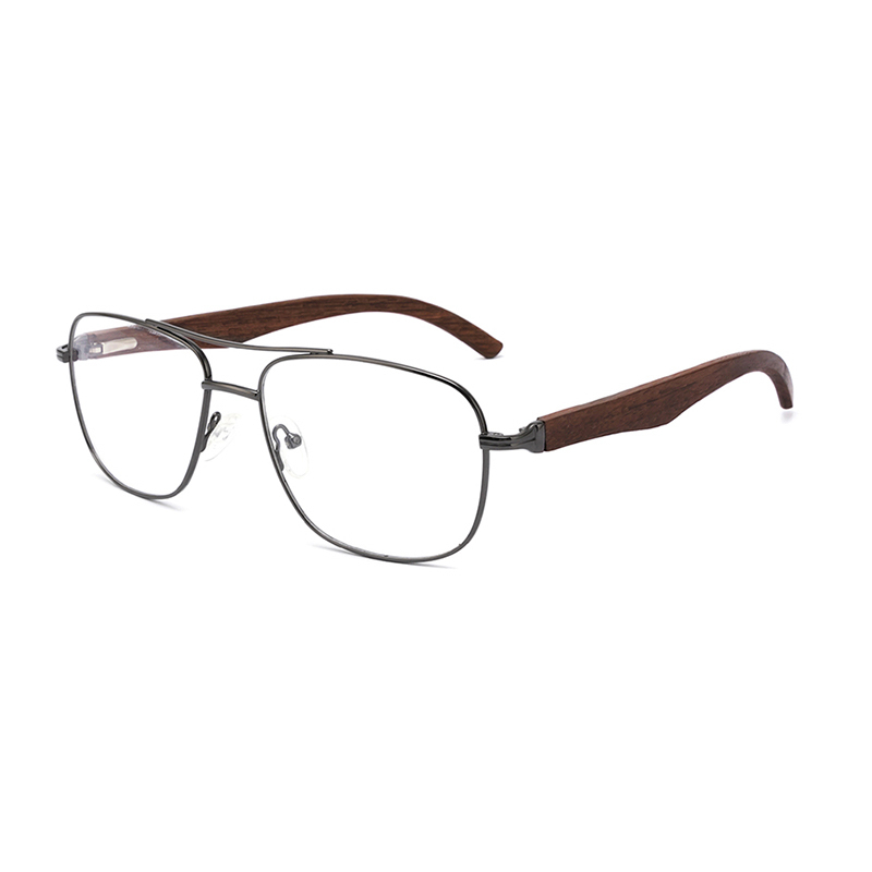 Vintage Glasses Frame Men Double Bridge Retro Eyeglasses Lightweight Optical Glasses Frame Classic Spectacle Eyewear