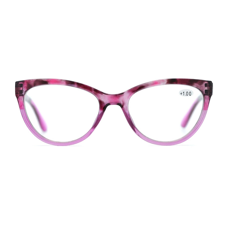 Cat Eyes Reading Glasses Floral Prebyopia Spectacles For Women Optical Hyperopia Eyeglasses Eyewear Diopter+1.0to+4.0
