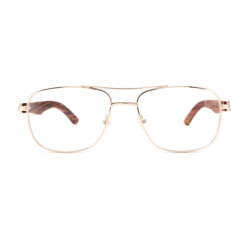 Vintage Glasses Frame Men Double Bridge Retro Eyeglasses Lightweight Optical Glasses Frame Classic Spectacle Eyewear