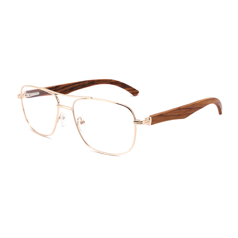 Vintage Glasses Frame Men Double Bridge Retro Eyeglasses Lightweight Optical Glasses Frame Classic Spectacle Eyewear