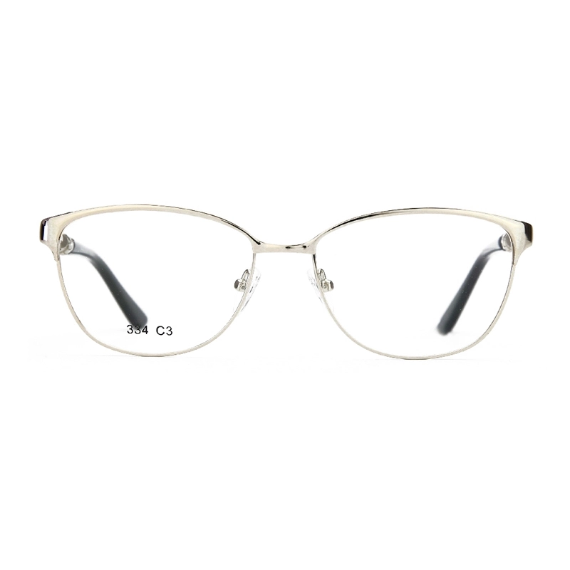 Alloy Cat Eye Glasses Frames Ultra-light Full Frame Brand Designer Optical Myopia Eyewear Prescription Eyeglasses