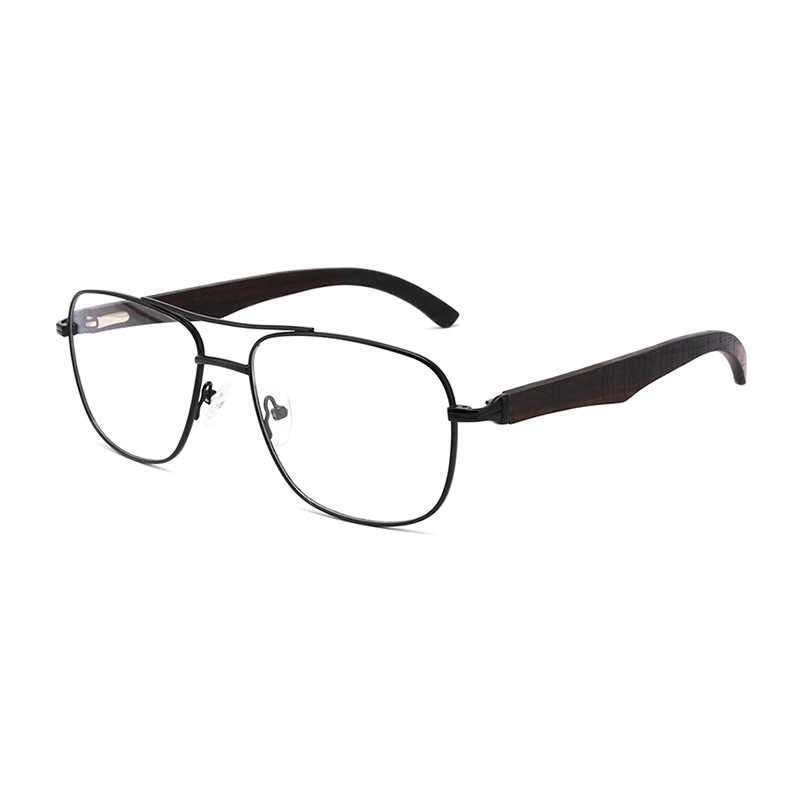 Vintage Glasses Frame Men Double Bridge Retro Eyeglasses Lightweight Optical Glasses Frame Classic Spectacle Eyewear