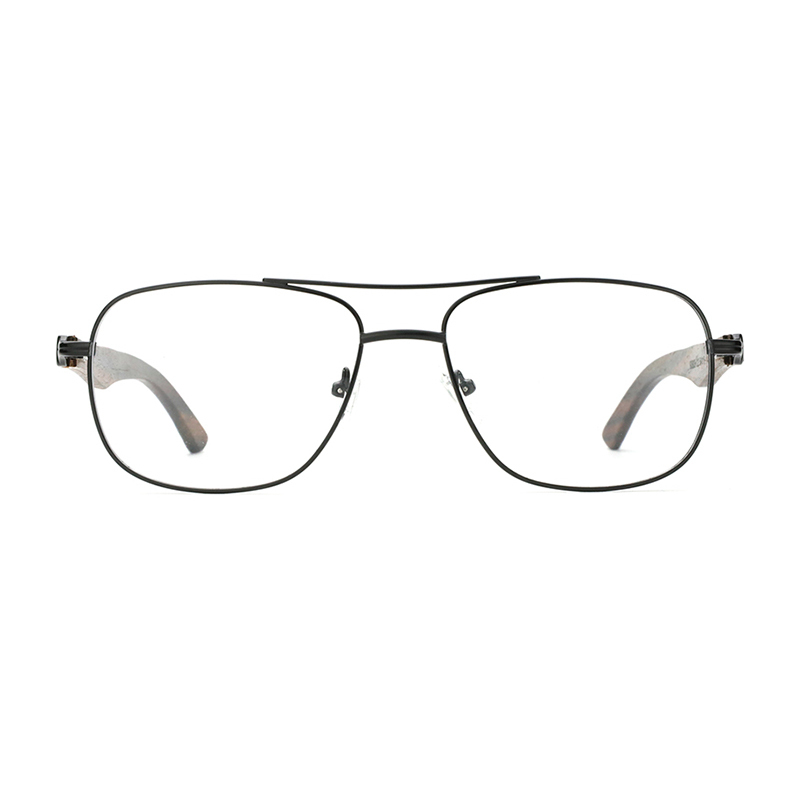 Vintage Glasses Frame Men Double Bridge Retro Eyeglasses Lightweight Optical Glasses Frame Classic Spectacle Eyewear
