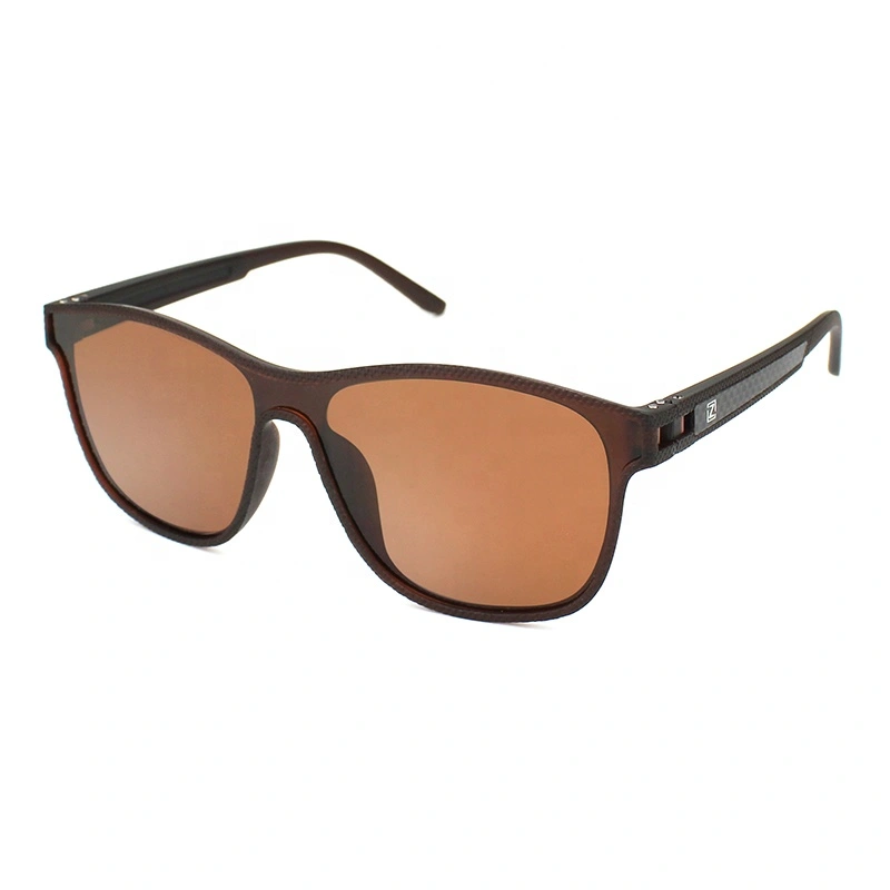Frame Sun Glasses Green Reflective One Piece Mirrored Sunglasses Womens Polarized Shades Men HD Colored Sunglasses