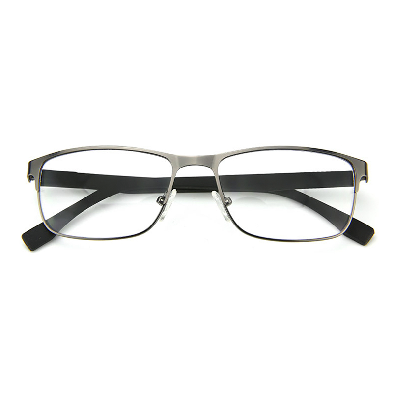 Prescription Glasses Optical Eyeglasses Anti-blue light Photochromic Lenses Men Metal Glasses Frame Progressive Eyewear