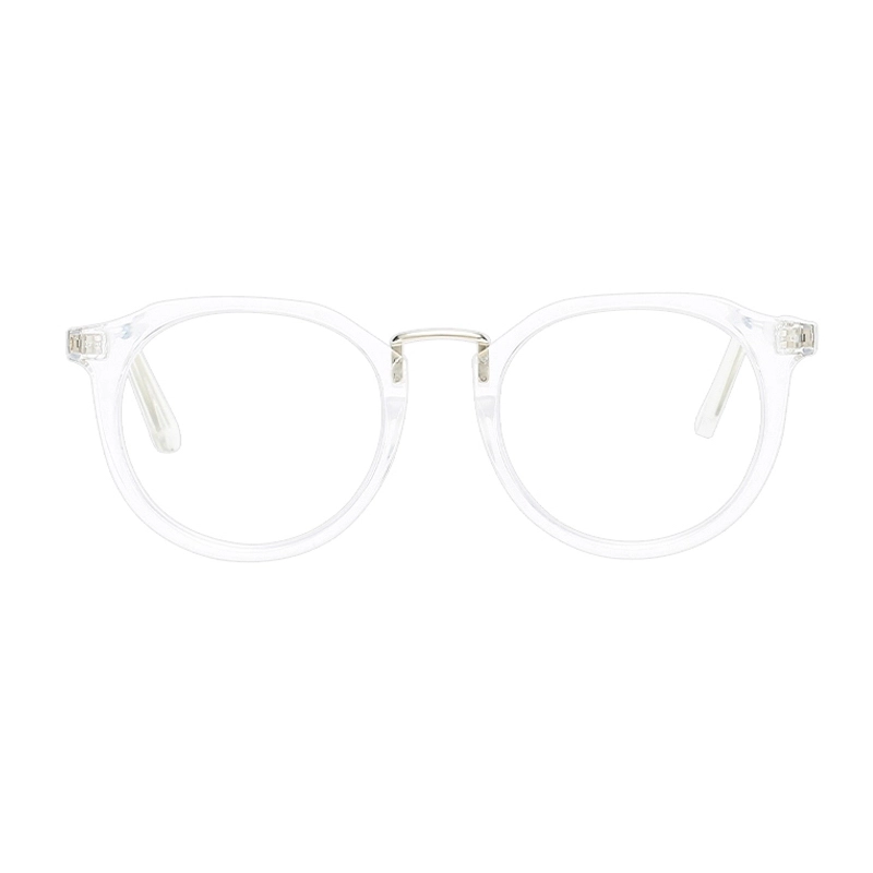 Anti Blue Light Glasses Retro Round Frame Men Anti Eyestrain Blue Ray Computer Glasses Prescription Myopia Hyperopia Lens