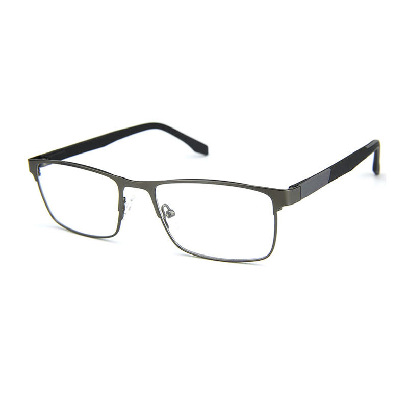 Prescription Glasses Optical Eyeglasses Anti-blue light Photochromic Lenses Men Metal Glasses Frame Progressive Eyewear
