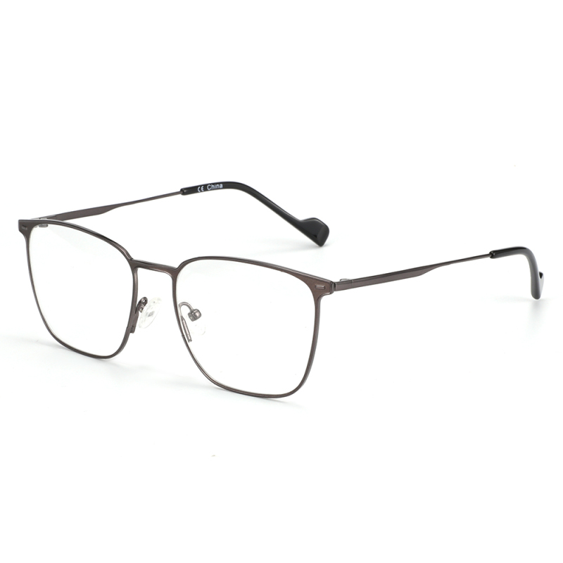 Titanium Glasses Frame Women Men Square Ultra Light Eye Glasses Frames Bluelight Clear Lens Optical Myopia Eyewear