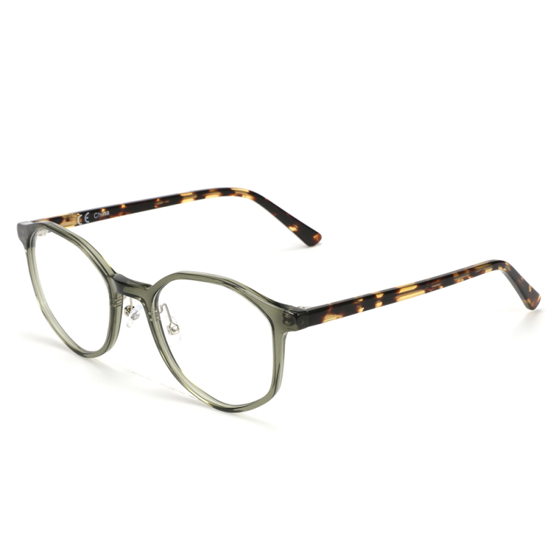 Acetate Glasses Frame Women Eyewear Optical Progressive Hyperopia Glasses Anti Blue Light  Eyeglasses Computer Glasses