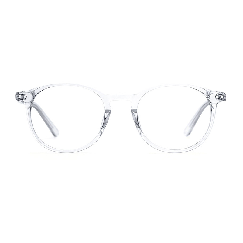 Acetate Round Glasses Frames Men Women Ultralight Retro Anti Blue Light Myopia Optical Eyeglasses Prescription Eyewear