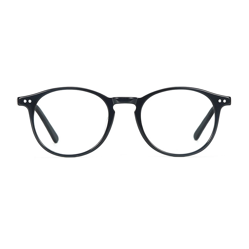 Acetate Round Glasses Frames Men Women Ultralight Retro Anti Blue Light Myopia Optical Eyeglasses Prescription Eyewear