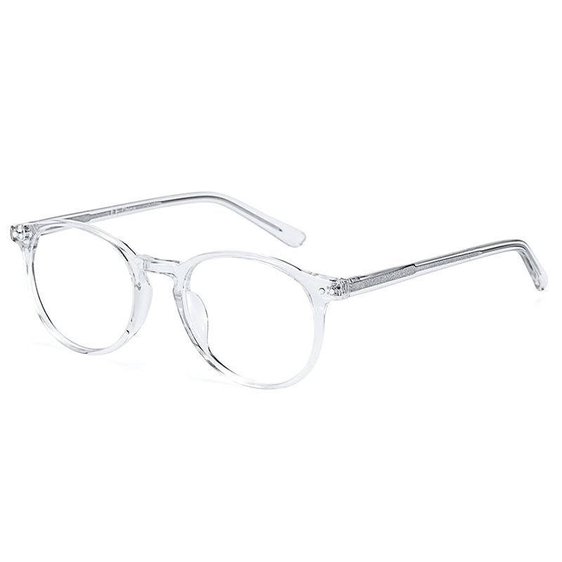 Acetate Round Glasses Frames Men Women Ultralight Retro Anti Blue Light Myopia Optical Eyeglasses Prescription Eyewear